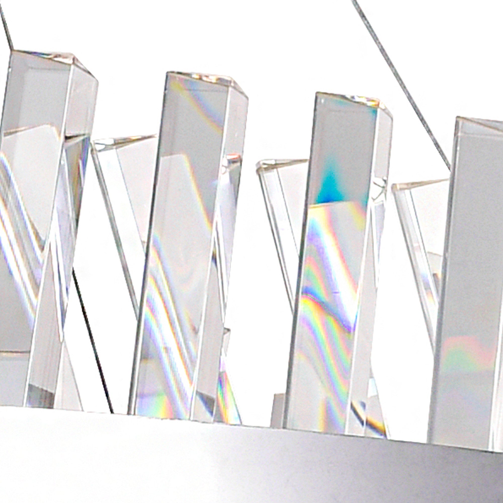 Glace LED Chandelier With Chrome Finish