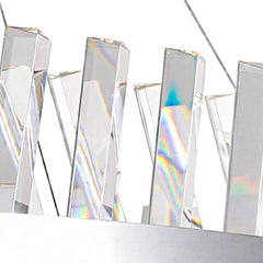 Glace LED Chandelier With Chrome Finish