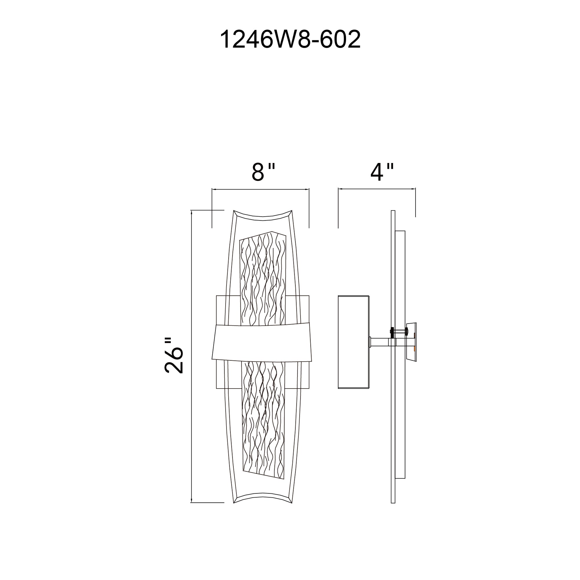 Guadiana Integrated LED Wall Light