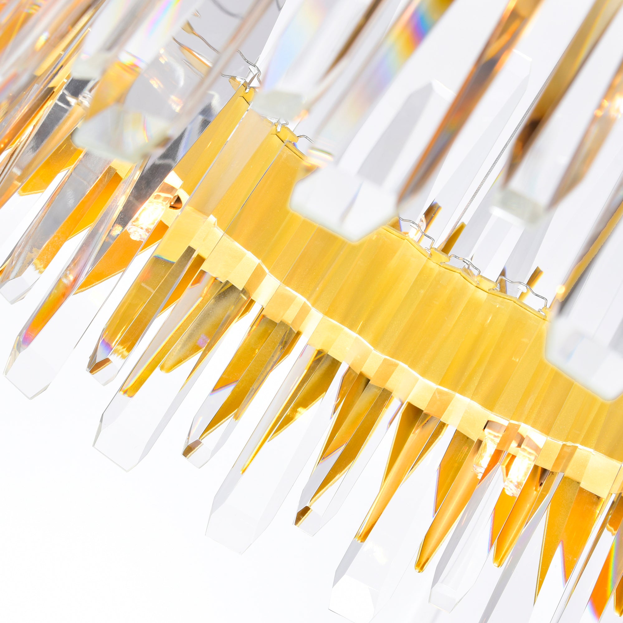 Cityscape 20 Light Chandelier With Satin Gold Finish