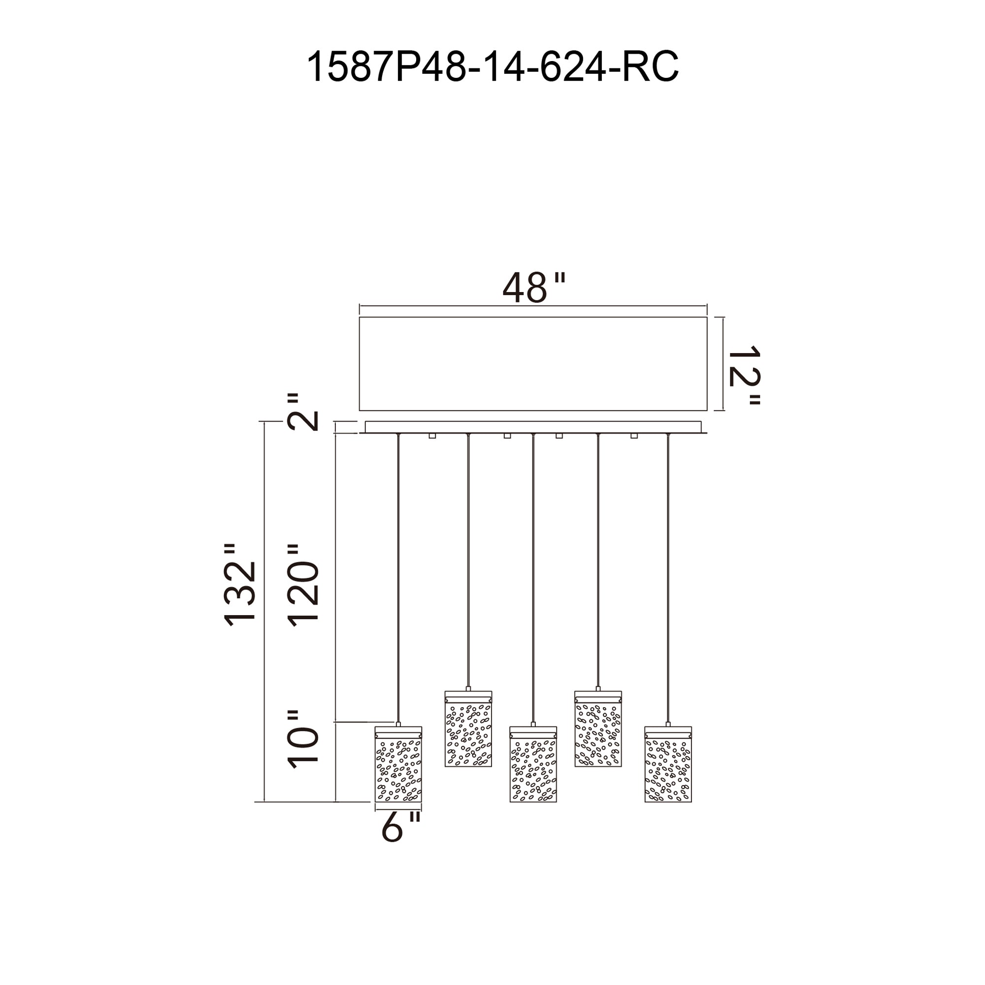 Lava Integrated LED Chandelier