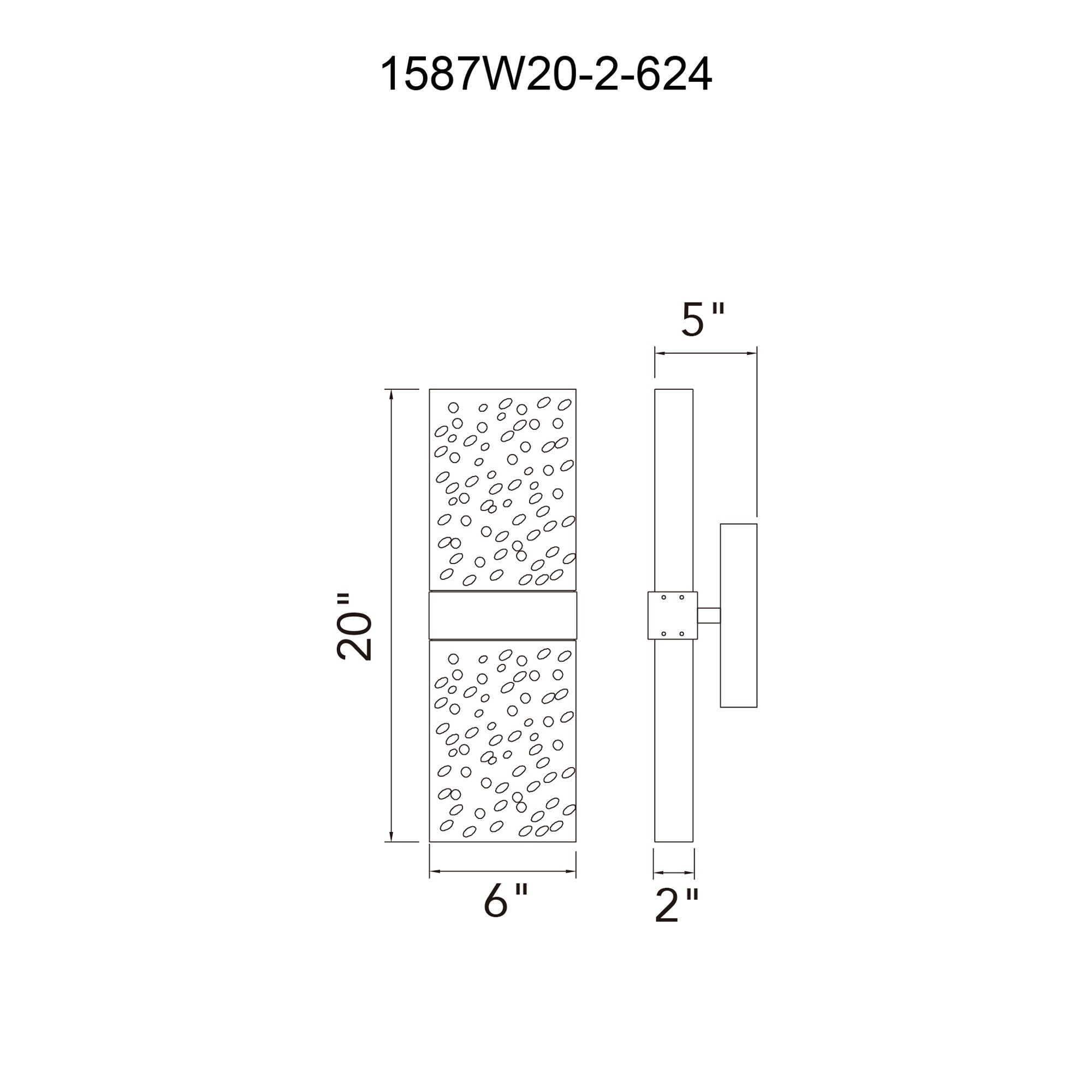Lava Integrated LED Wall Light