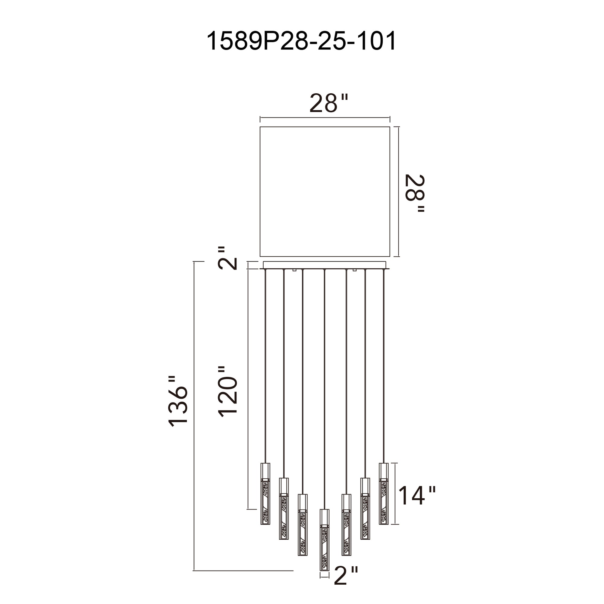 Greta Integrated LED Chandelier