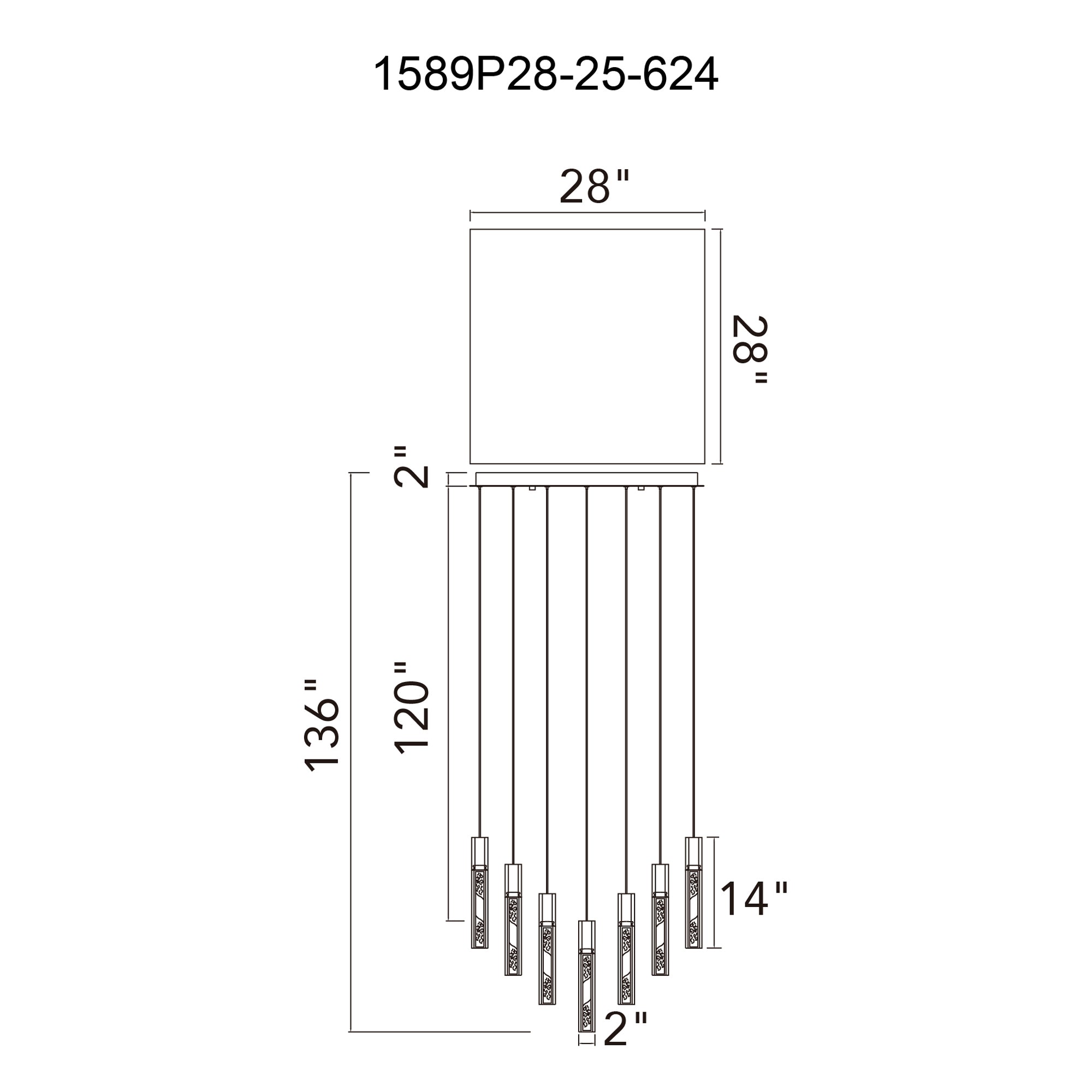 Greta Integrated LED Chandelier