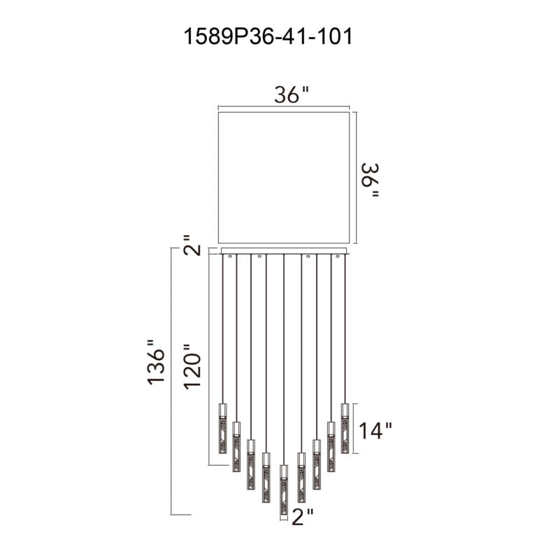 Greta Integrated LED Chandelier