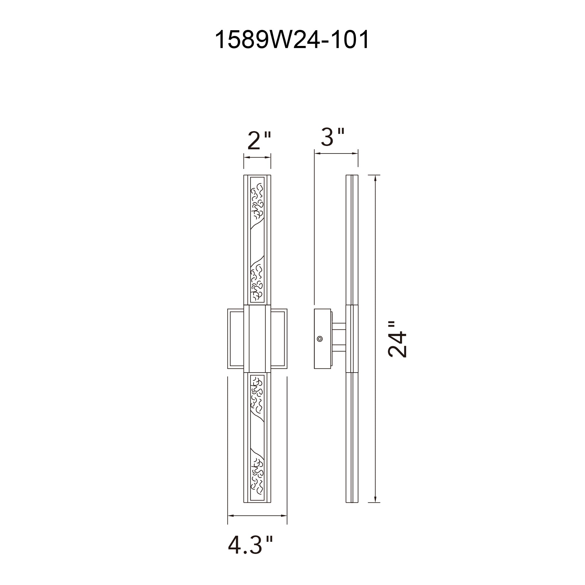 Greta Integrated LED Vanity Light