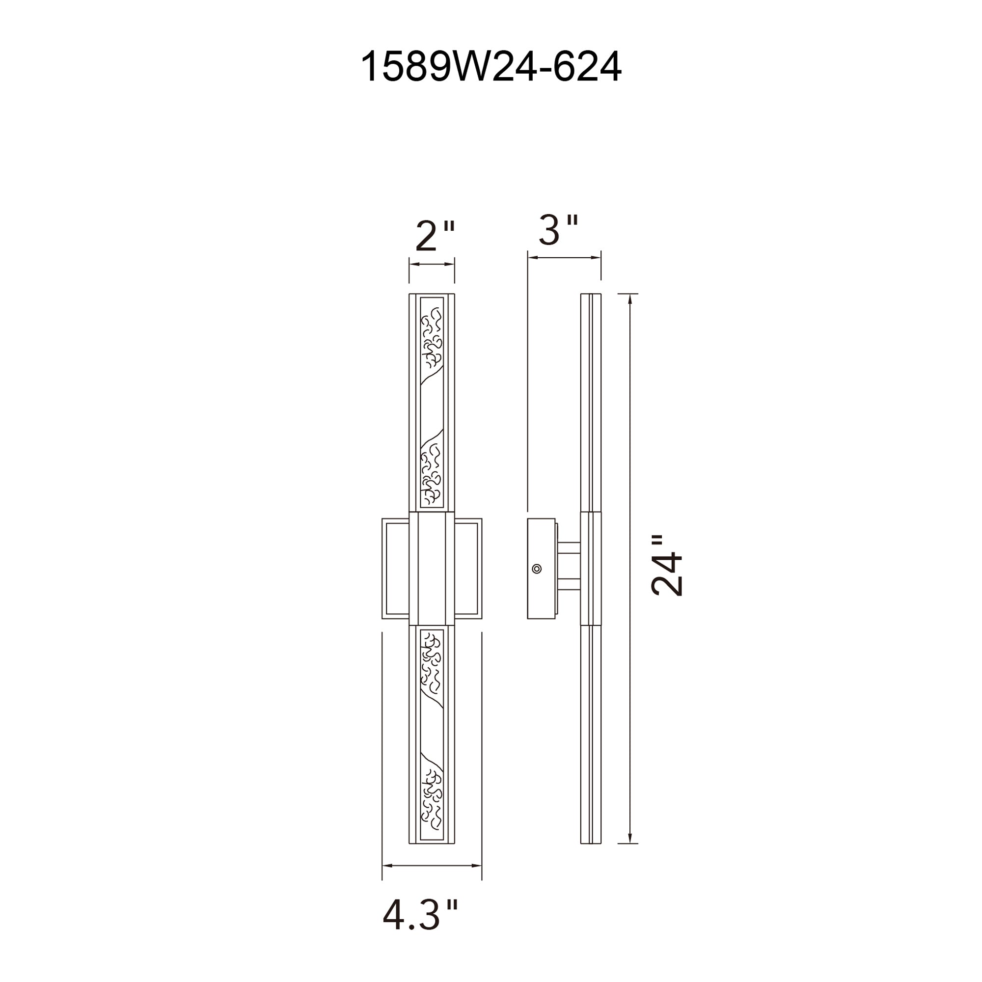 Greta Integrated LED Vanity Light