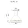Himalayas Integrated LED Chandelier