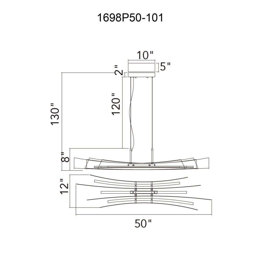 Candora Integrated LED Chandelier