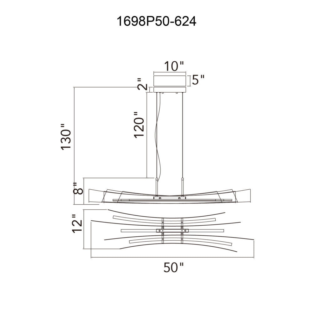 Candora Integrated LED Chandelier