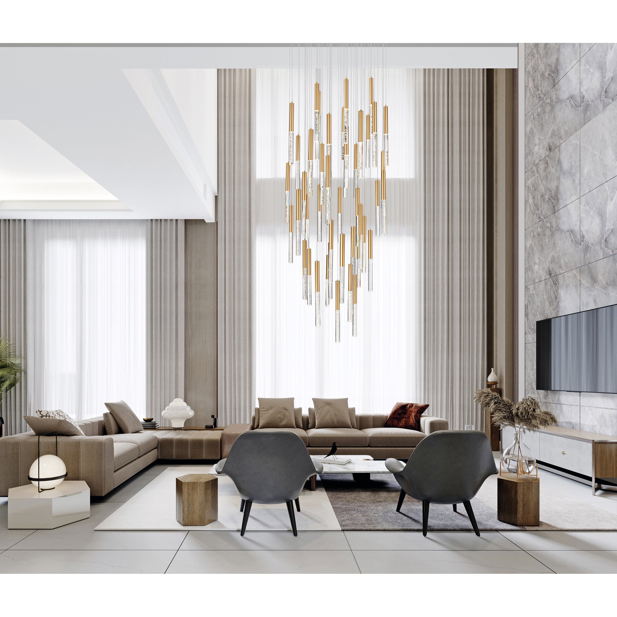 Dragonswatch LED Integrated Chandelier