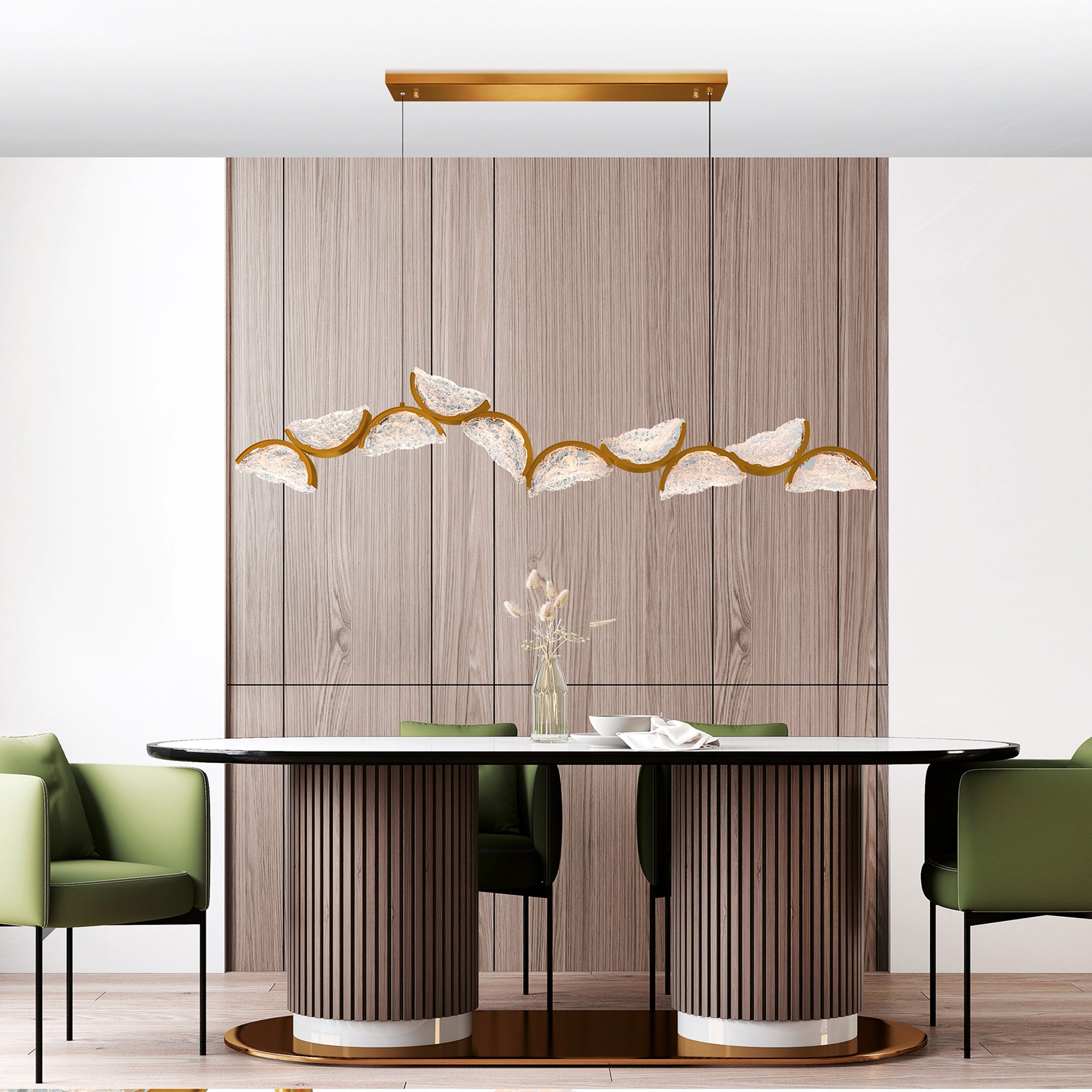 Moon Integrated LED Chandelier