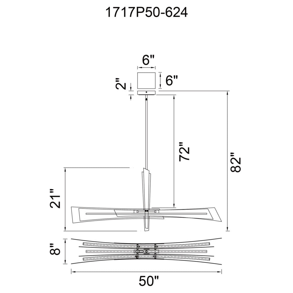 Solara Integrated LED Chandelier