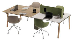 PiWork Workstation Quad Desk Set
