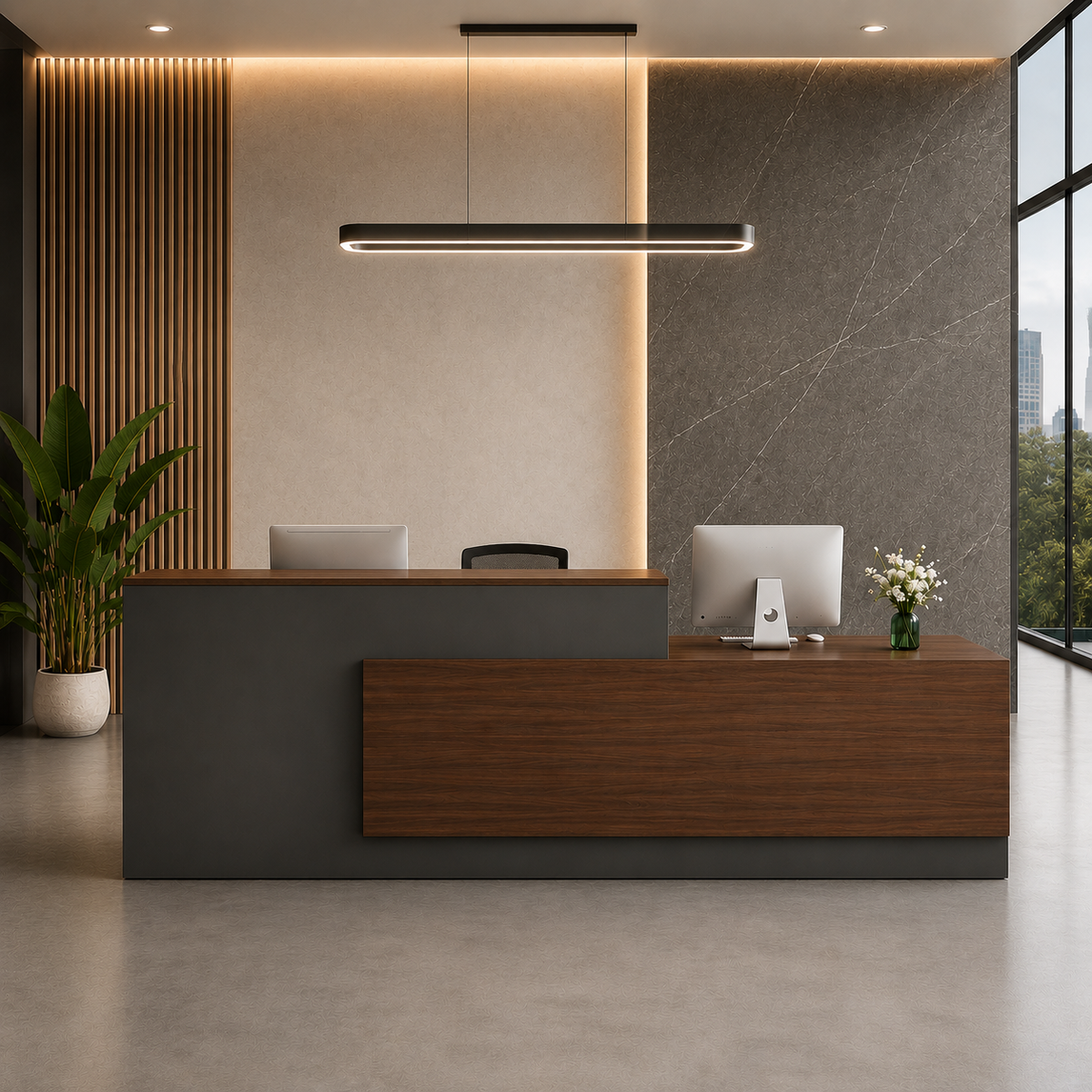 Glenwood Straight Reception Desk