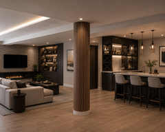 Flexible Acoustic Wood Slatwall Panel