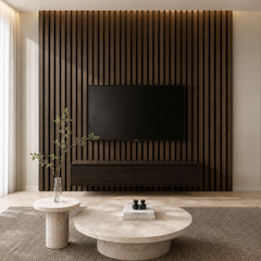 Flexible Acoustic Wood Slatwall Panel