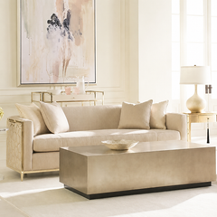 GOLDEN HIVE Modern Velvet Sofa Set