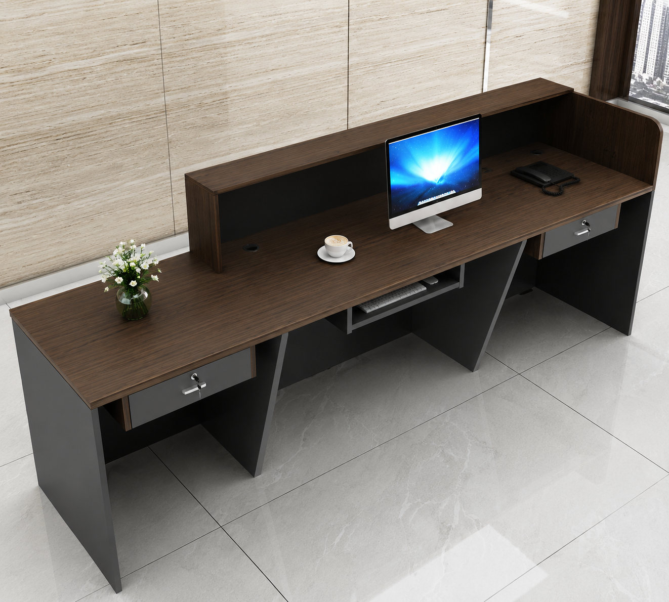 Glenwood Straight Reception Desk