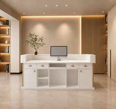 Leonardo Painted Reception Desk