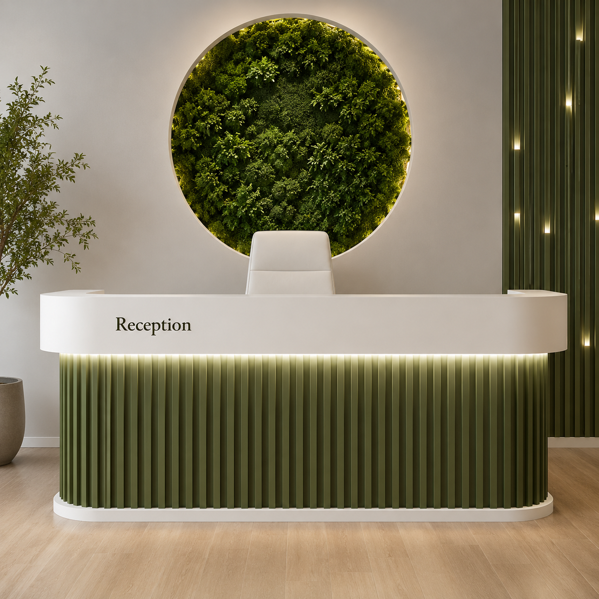 Leonardo Painted Reception Desk
