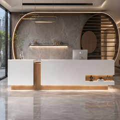 Raffaele Reception Desk with LED