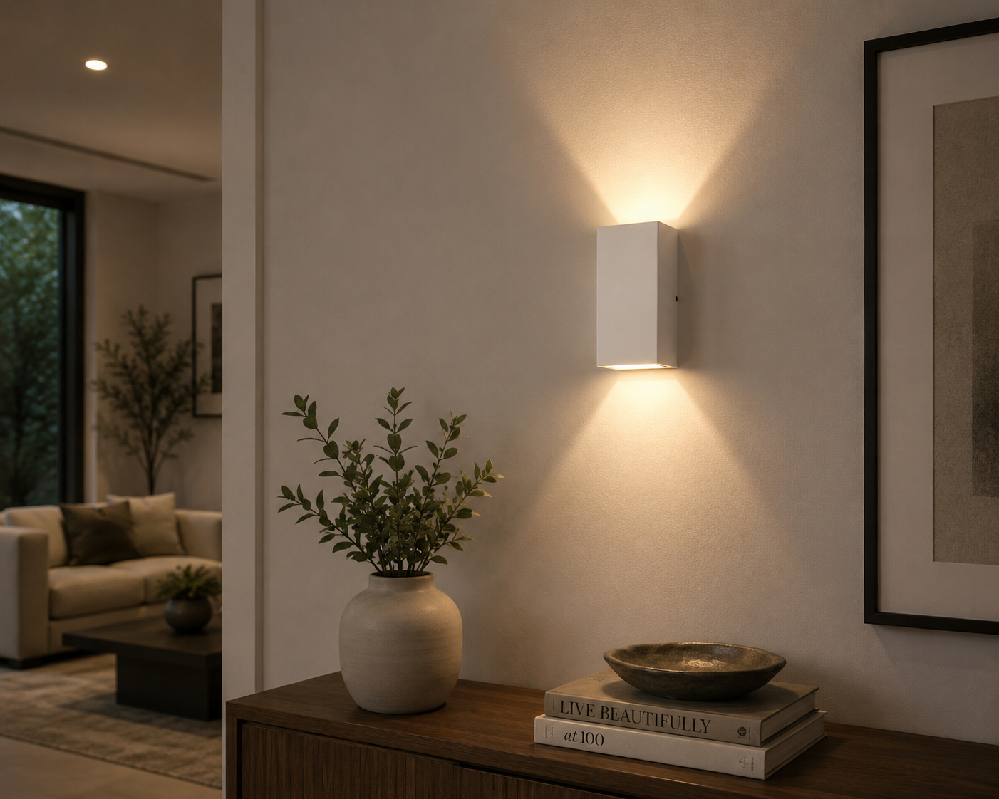 APEX Small Waterproof LED Modern Indoor/Outdoor Sconce