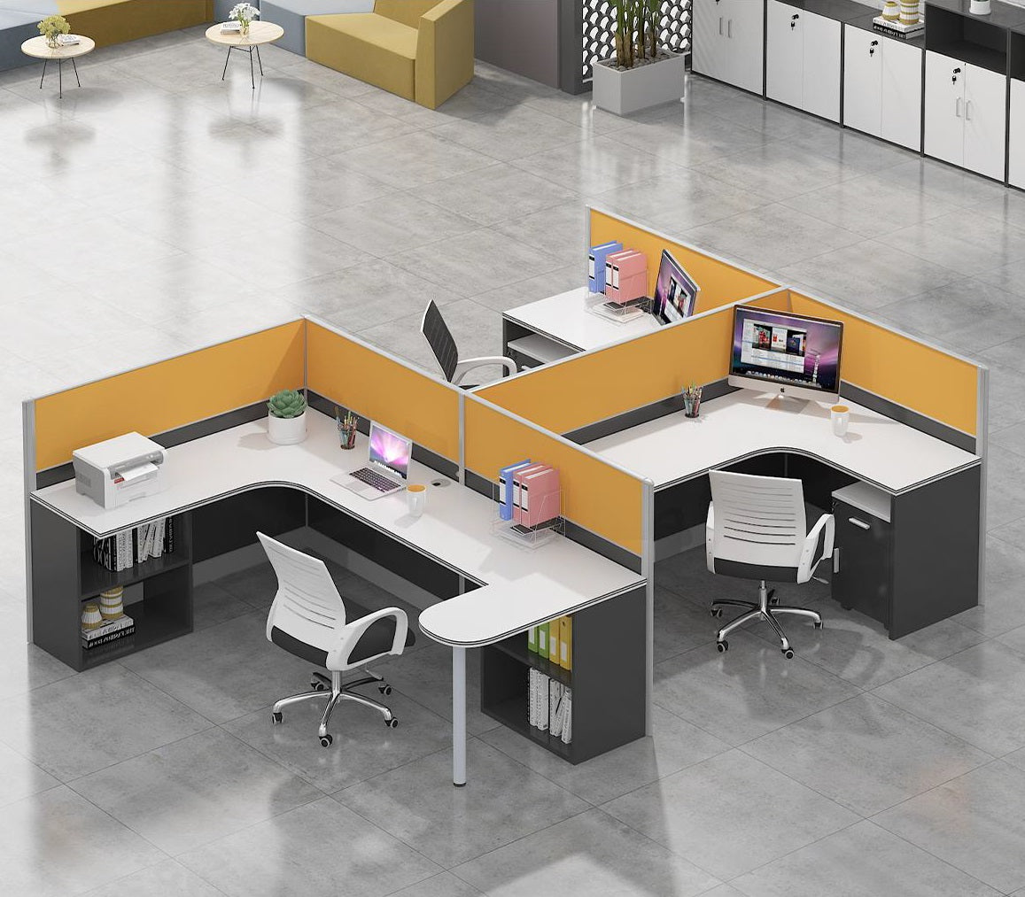 Simple Cubicle Modern Multi Layout Cubicle with Privacy Partitions – Northern ...