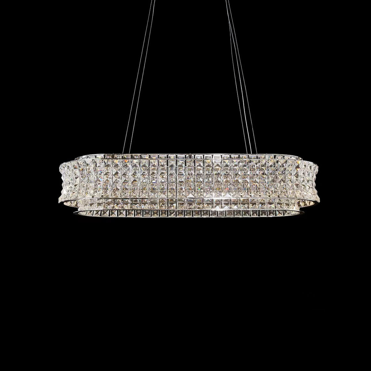 Galaxy LED Chandelier Chrome