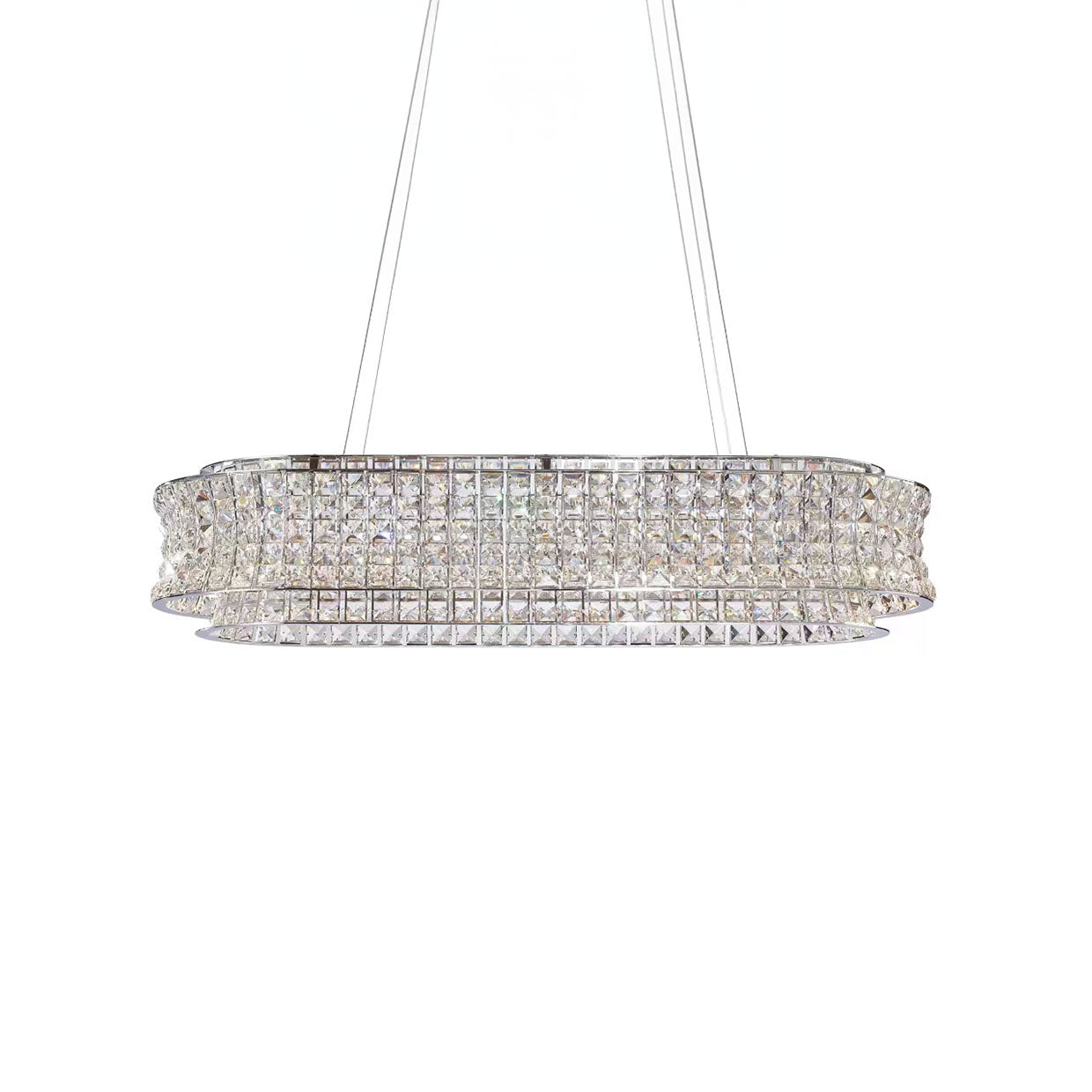 Galaxy LED Chandelier Chrome