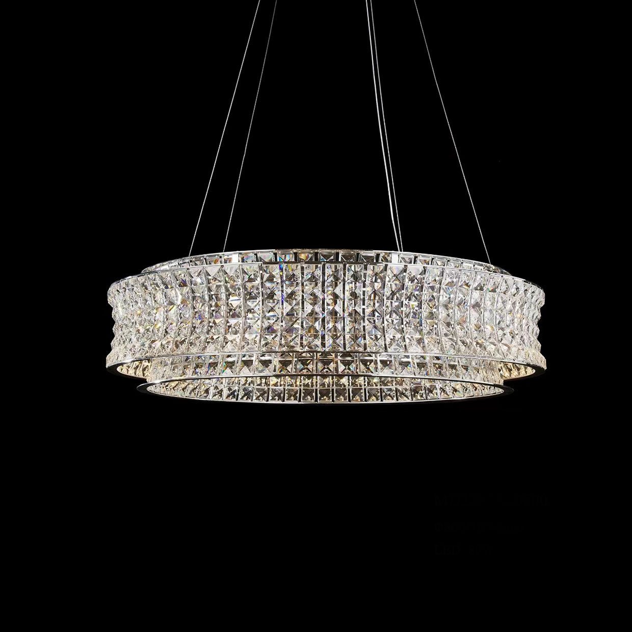 Galaxy LED Chandelier Chrome