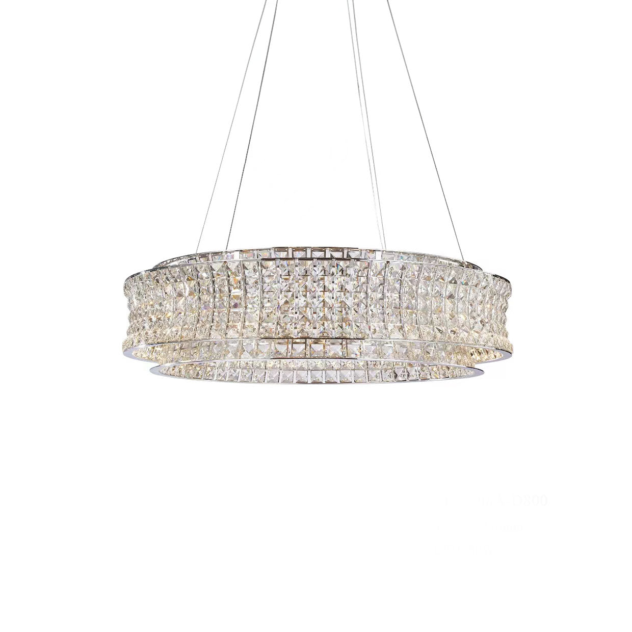 Galaxy LED Chandelier Chrome