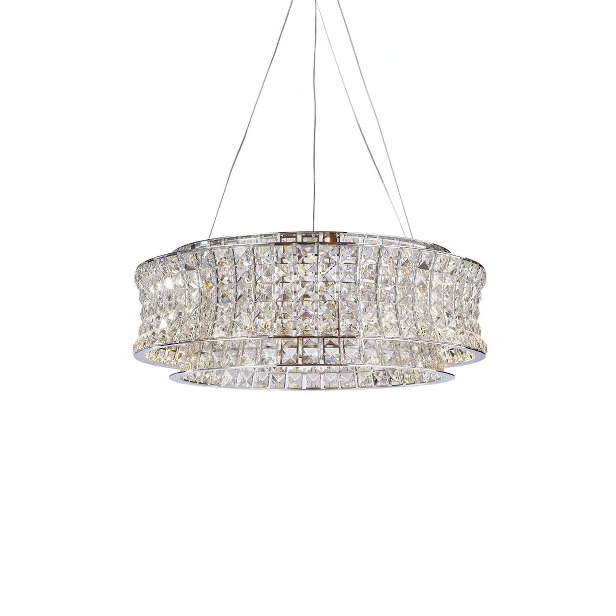 Galaxy LED Chandelier Chrome
