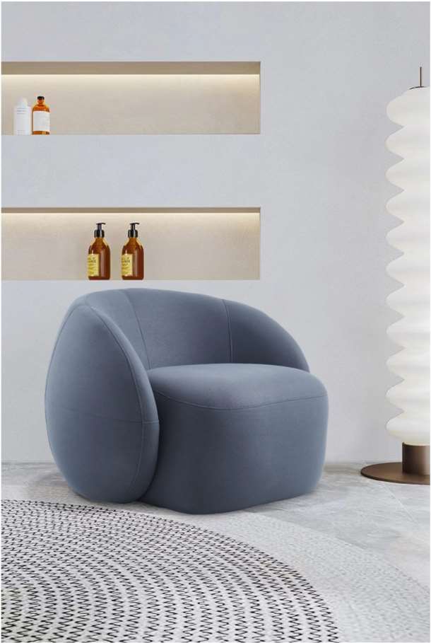 TACCHINI Curve Fabric Sofa