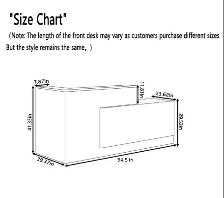 BirchBlend L shape Reception Desk
