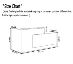 BirchBlend L shape Reception Desk