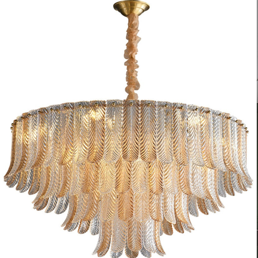 DAZZLUX Luxury Crystal Linear Chandelier