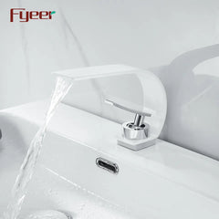 PureStream Modern Waterfall Bathroom Vanity Faucet