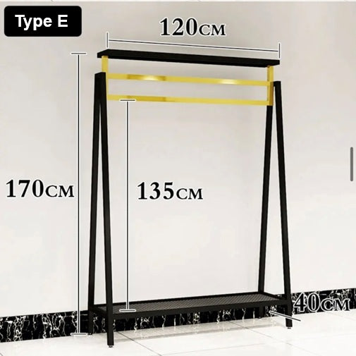 Luxury Retail Store Clothing Racking System