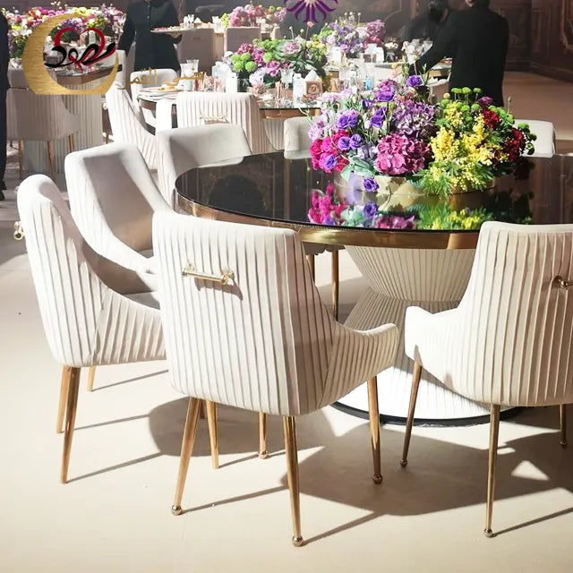 CHATEAU Black Velvet Dining Chair
