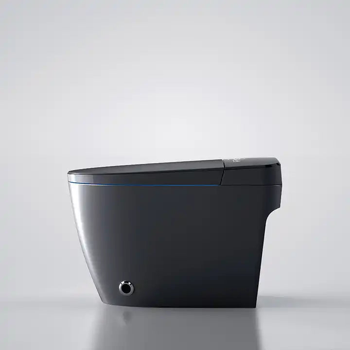 Black Elongated Smart LED Luxury Bidet Toilet