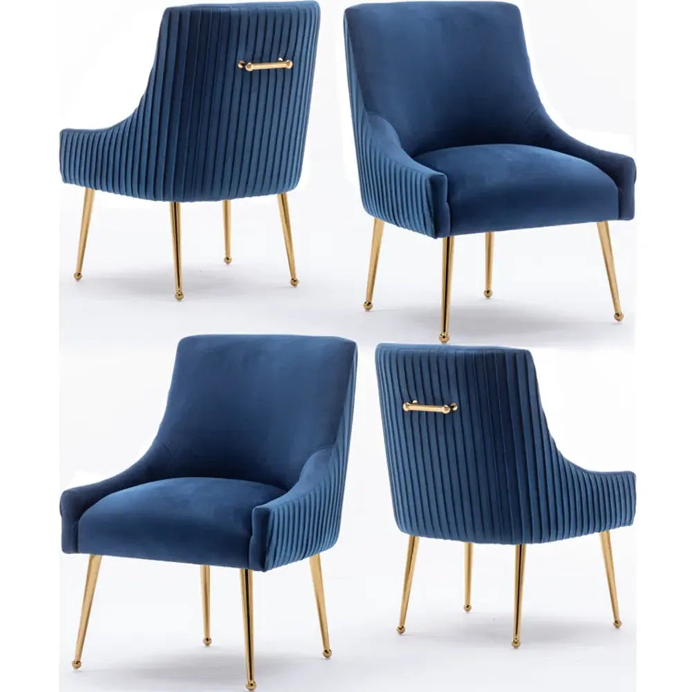 CHATEAU Black Velvet Dining Chair