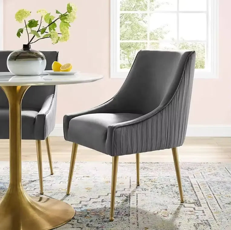 CHATEAU Black Velvet Dining Chair