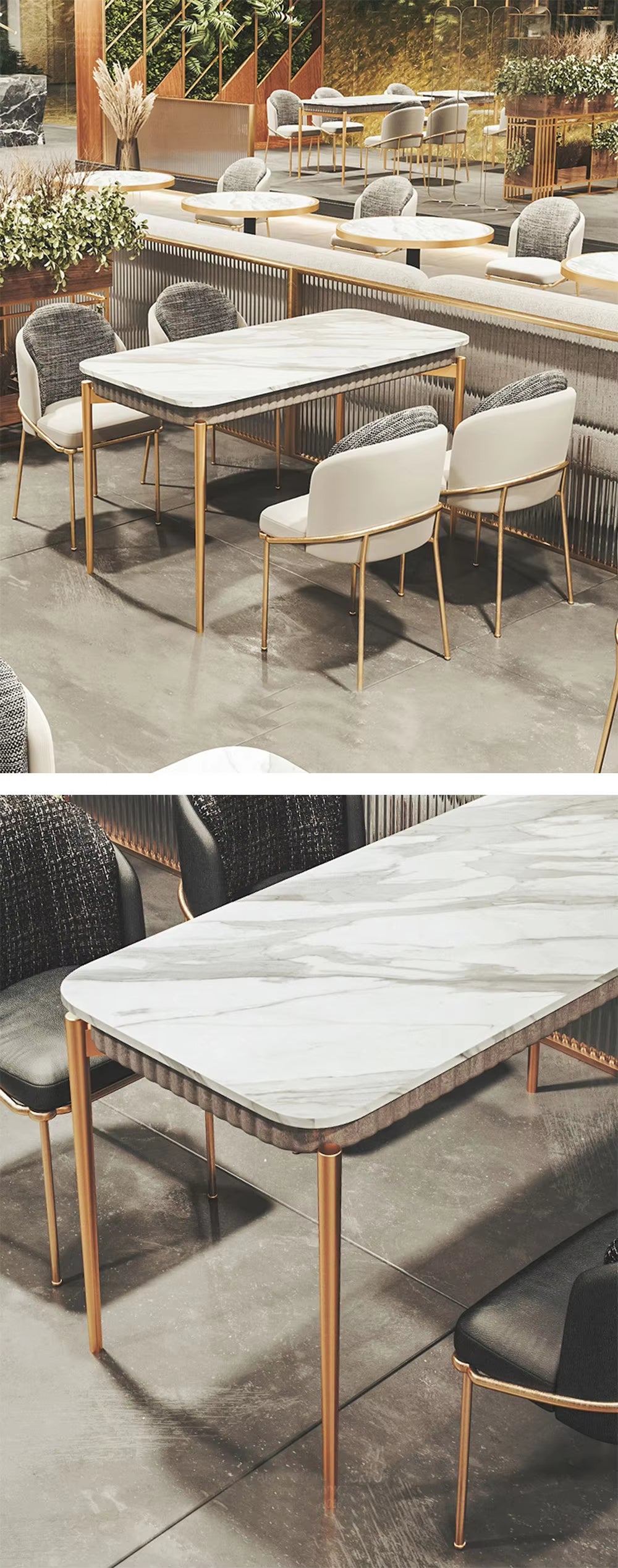 RESTAURIQUE Modern Luxury Restaurant Furniture Set