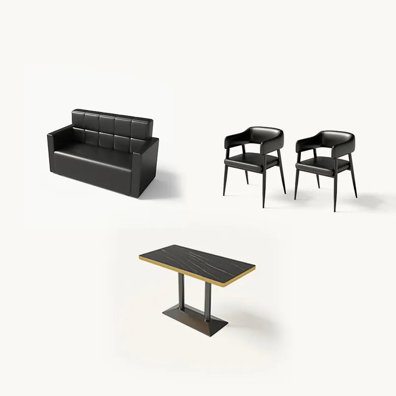 FURVA Modern Luxury Restaurant Furniture Set