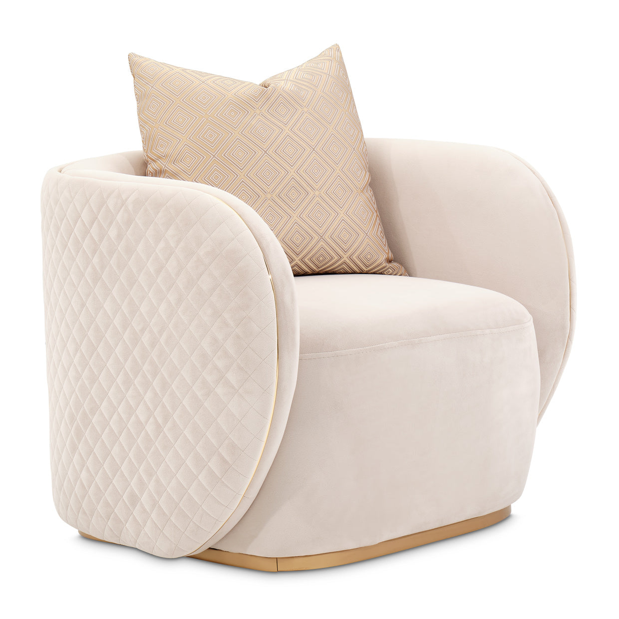 Ariana Chair Beige Gold