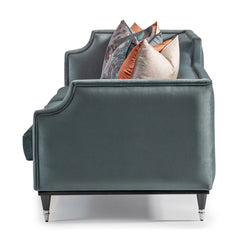 La Francaise Mansion Sofa Azure Black