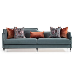 La Francaise Mansion Sofa Azure Black