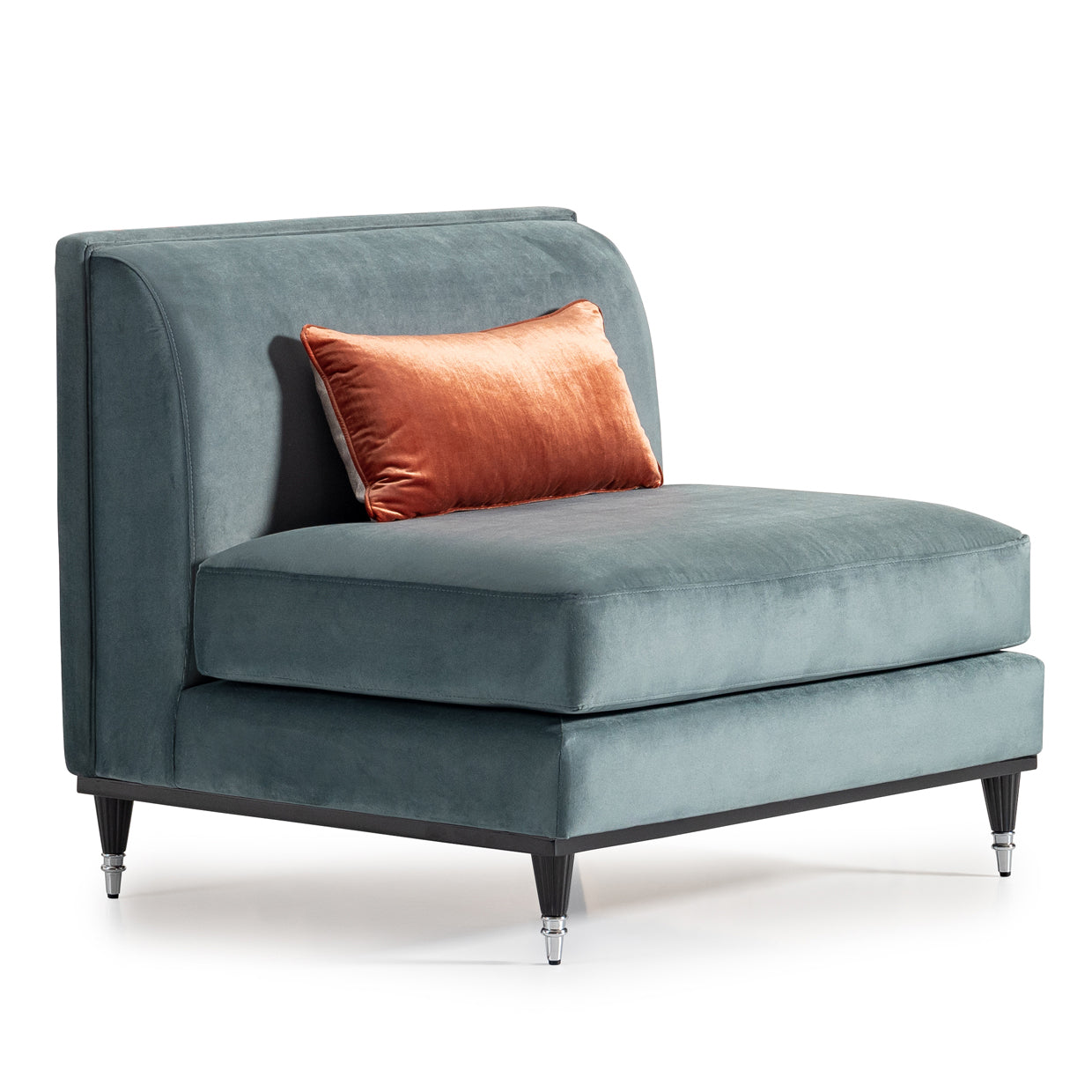 La Francaise Mansion Sofa Azure Black