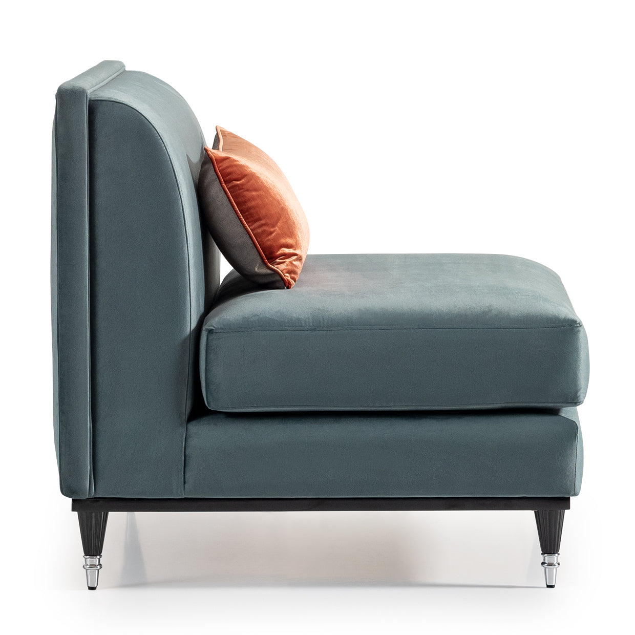 La Francaise Mansion Sofa Azure Black